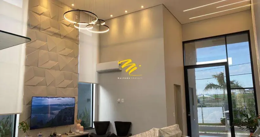 Casa à venda em paulínia, parque brasil 500, com 3 suítes, com 213 m², terras do cancioneiro