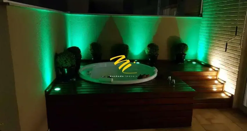 Cobertura à venda em campinas, parque das flores, com 3 suítes, com 136 m², aquarela