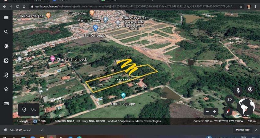 Terreno à venda em Salto, Sítio Santa Terezinha, com 10500 m²