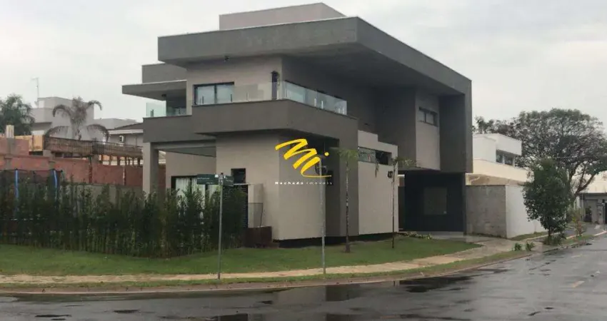 Sobrado à venda em paulínia, parque brasil 500, com 3 suítes, com 350 m², residencial villa lobos