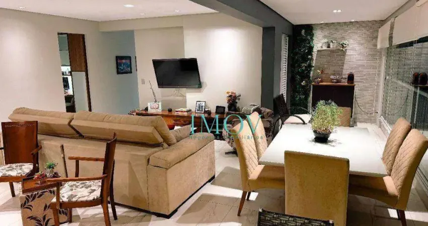 Apartamento com 3 dormitórios para alugar, 156 m² por R$ 8.235,83/mês - Jardim das Indústrias - São José dos Campos/SP