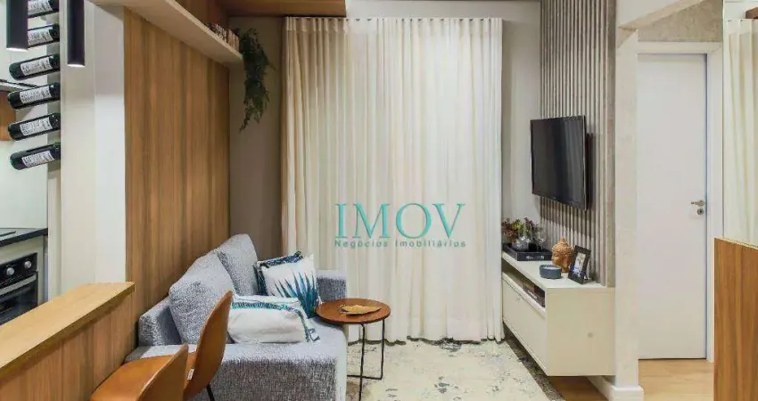 Apartamento com 2 dormitórios à venda, 50 m² por r$ 460.000 - jardim oriente - são josé dos campos/sp