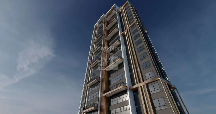 Apartamento em construção no centro de Balneário Camboriú com Vista Mar