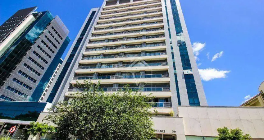 Apartamento com 1 dormitório para alugar, 48 m² por r$ 4.438,00/mês - auxiliadora - porto alegre/rs