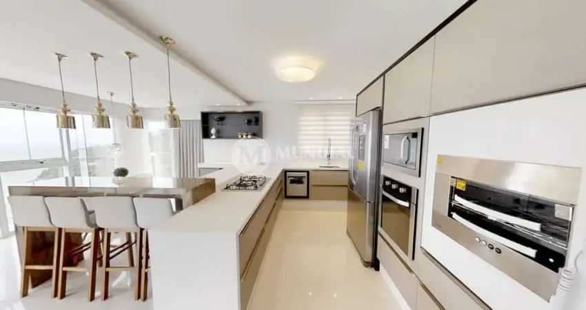 Apartamento mobiliado e decorado frente mar, centro, balneário camboriú - sc