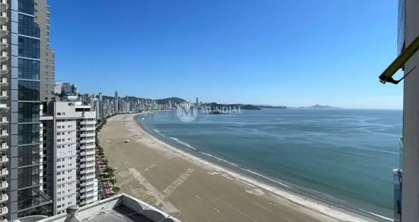 Temporada frente mar com churrasqueira a carvao, centro, balneário camboriú - sc
