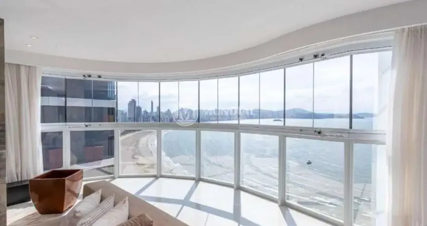 Apartamento novo para locação frente mar, centro, balneário camboriú - sc