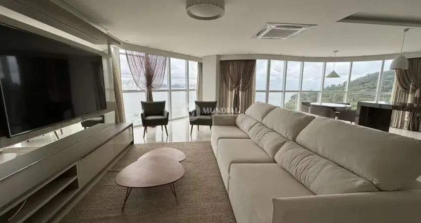 Apartamento novo para locação frente mar, centro, balneário camboriú - sc