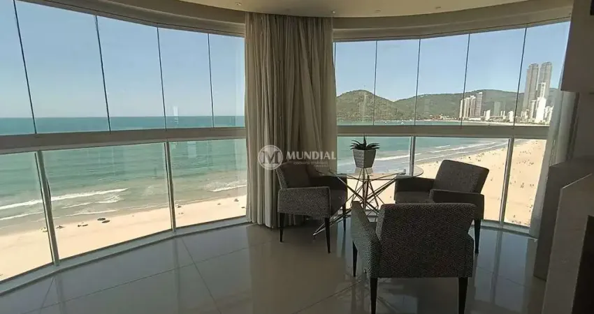 Apartamento alto padrão frente mar anual, centro, balneário camboriú - sc