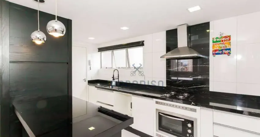 Apartamento com 2 dormitórios à venda, 105 m² por r$ 890.000,00 - portão - curitiba/pr