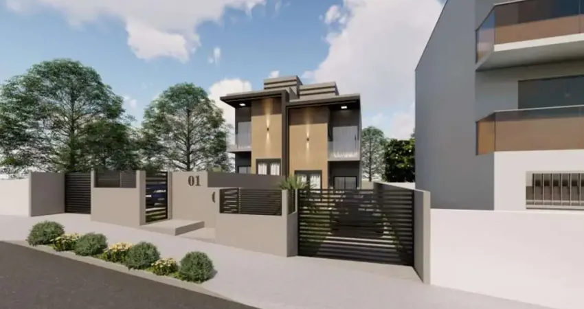 Casa em condomínio fechado com 2 quartos à venda na Rua Homero de Miranda Gomes, Fundos, Biguaçu