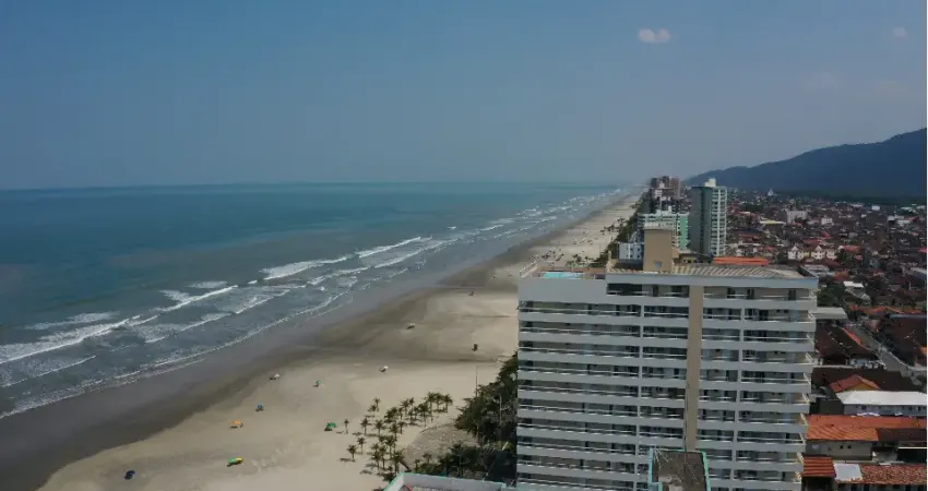 Apartamento 2 quartos prédio frente mar no Jardim Real em Praia Grande - RP414 - 4