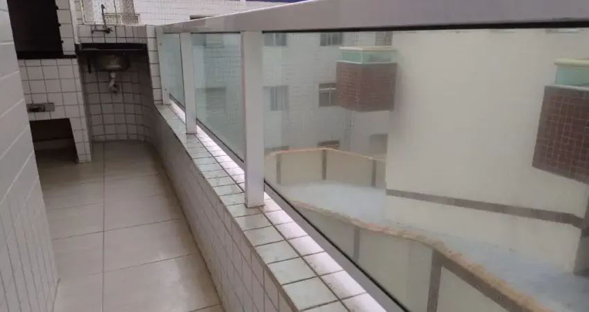 vila caiçara, apto 1 dorm, sacada gourmet, lazer, 100 mts do mar