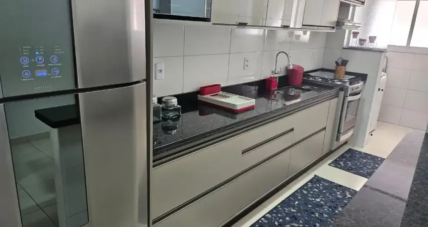 Vila Caiçara, lindo apto 1 dorm, suite, sacada gourmet, lazer completo