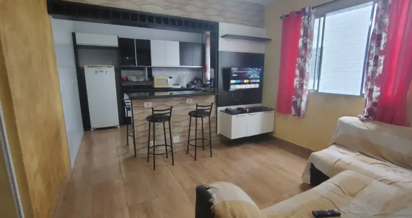 Apartamento 1 Quarto a 250 metros mar na Vila Caiçara em Praia Grande - RP680