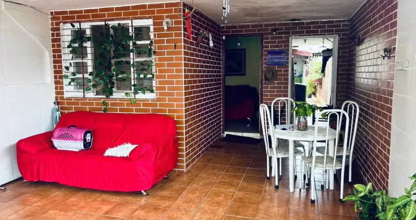 Casa com 2 quartos à venda na rua jamil issa, 10, vila caiçara, praia grande