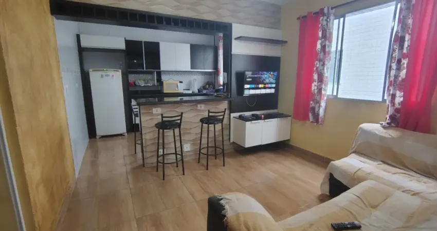 Apartamento com 1 quarto à venda na rua jamil issa, 10, vila caiçara, praia grande