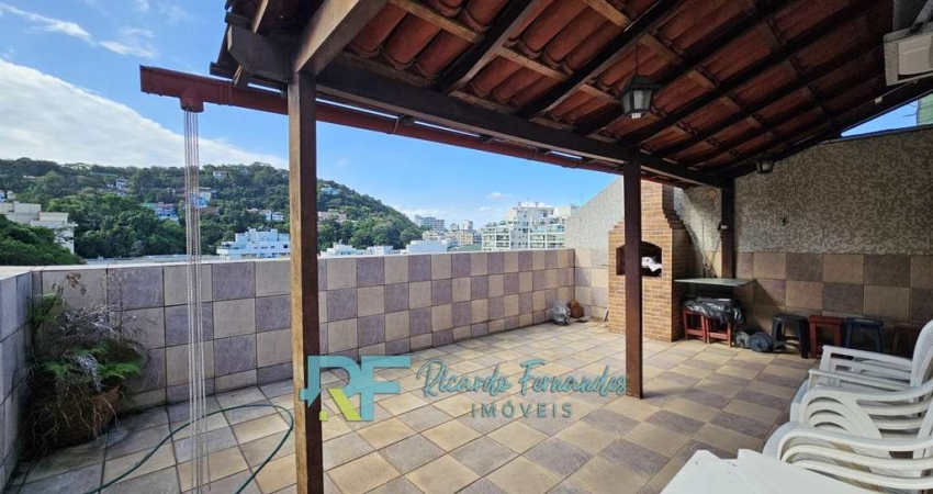 Cobertura Duplex, vista agradável, terraço e churrasqueira