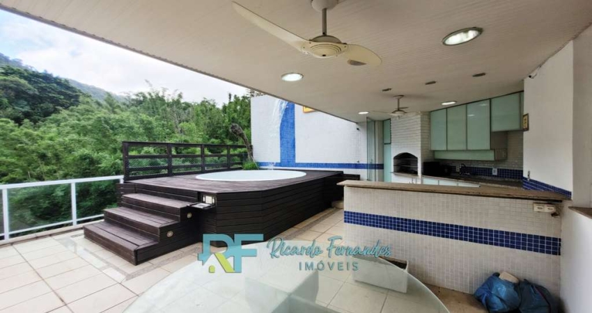 Cobertura duplex no Humaitá - 4 quartos, 2 suítes, 3 vagas