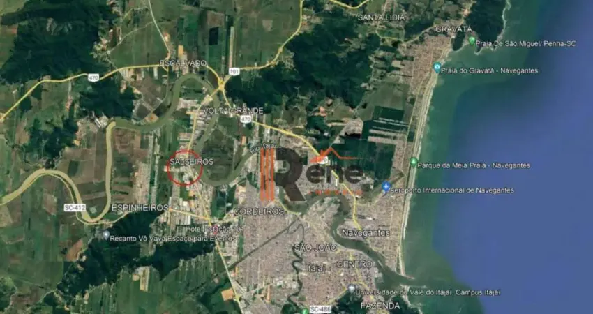 Terreno com 7.228,90 m², Salseiros, Itajaí, SC.