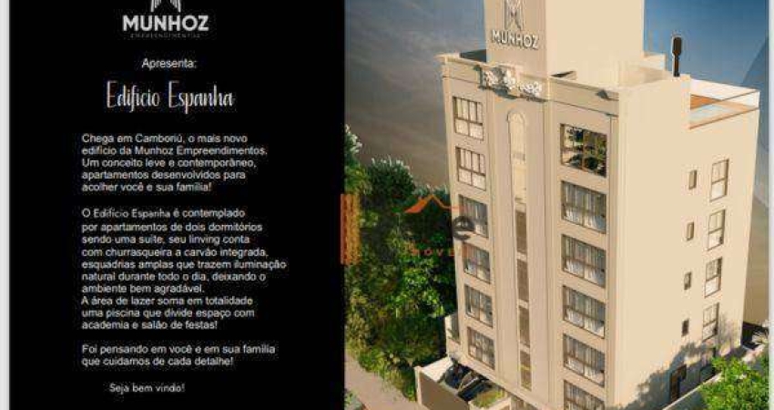 Apartamento com 2 dormitórios à venda, 60 m² por R$ 722.053,08 - Tabuleiro - Camboriú/SC