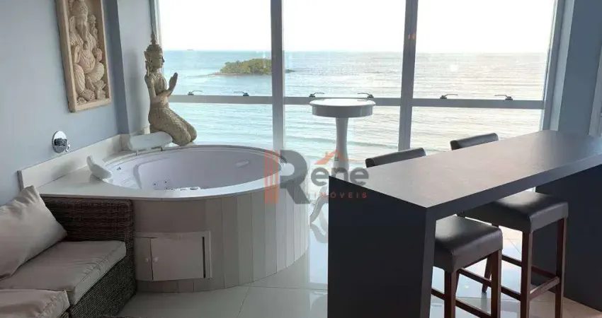 Apartamento beira mar 3 quartos, mobiliado, balneário camboriú sc