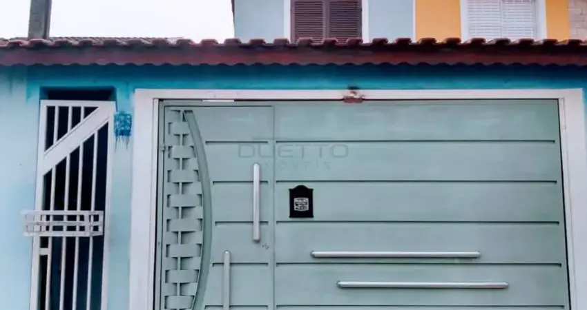 Sobrado de 115m², contendo 02 dormitórios e área gourmet, à venda no jardim layr, mogi das cruzes - sp