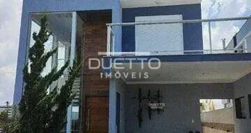 Sobrado Alto Padrão de 358m², contendo 04 dormitórios, sendo 03 suítes, à venda no Condomínio Aruã