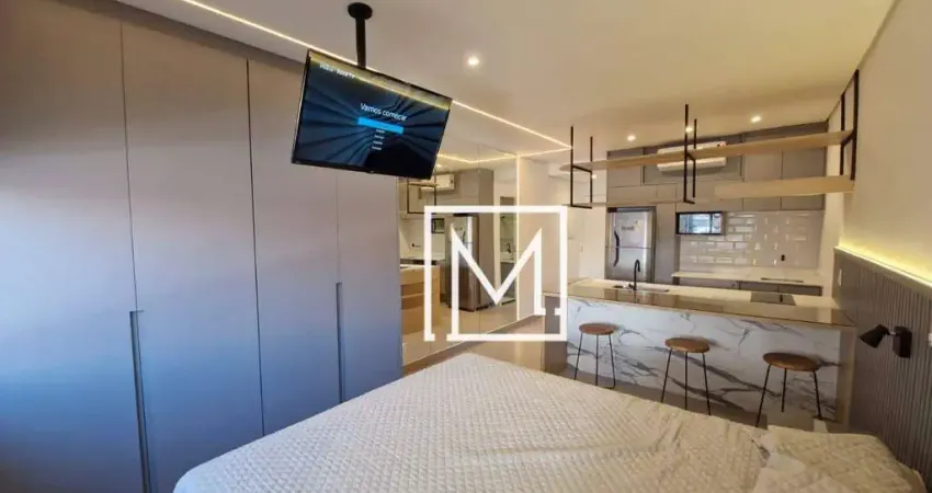 Studio para alugar, 26 m² por R$ 3.627,50/mês - Moema - São Paulo/SP