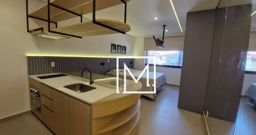 Studio para alugar, 26 m² por R$ 3.427,50/mês - Moema - São Paulo/SP