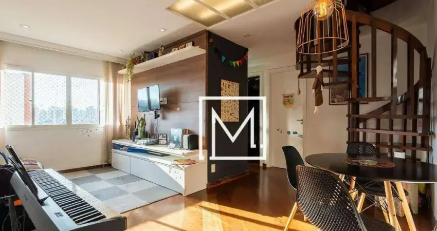 Cobertura com 3 dormitórios à venda, 107 m² por R$ 720.000,00 - Vila Gumercindo - São Paulo/SP