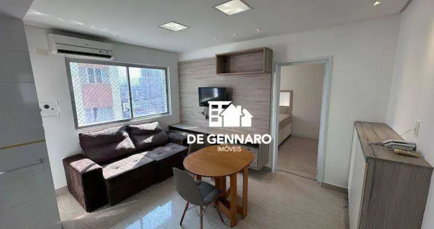 Apartamento com 1 dormitório à venda por R$ 269.000 - Boqueirão - Praia Grande/SP