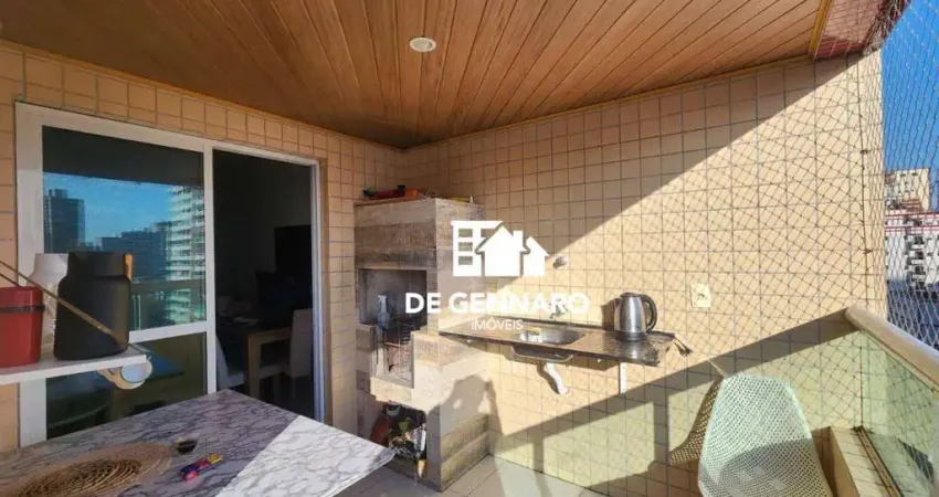 Apartamento com 3 dormitórios à venda, 86 m² por R$ 595.000,00 - Vila Guilhermina - Praia Grande/SP