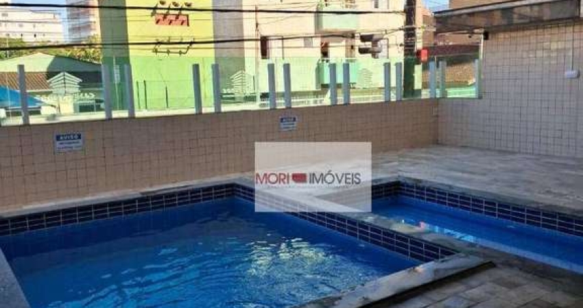 Apartamento com 2 dormitórios para alugar, 78 m² por R$ 2.500/mês - Vila Caiçara - Praia Grande/SP