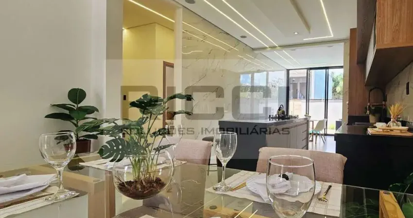 Casa térrea à venda no mosaico da serra – 3 suítes, espaço gourmet, piscina e alto padrão