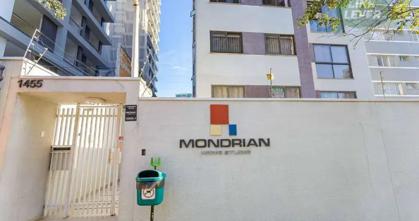 Apartamento com 1 dormitório para alugar, 28 m² por r$ 2.630,00/mês - cabral - curitiba/pr