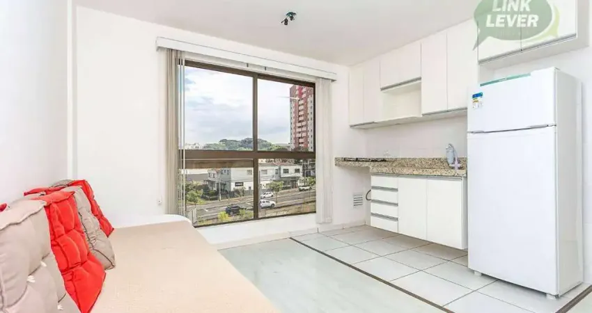 Apartamento com 1 dormitório à venda, 28 m² por r$ 289.000,00 - bacacheri - curitiba/pr