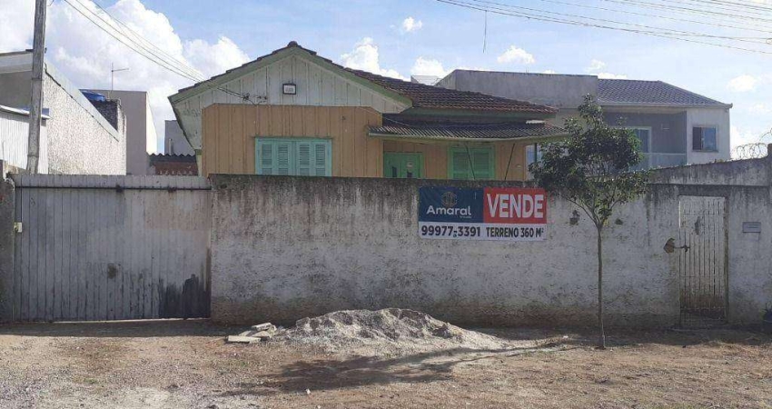 Terreno à venda, 360 m² por R$ 550.000,00 - Guaíra - Curitiba/PR