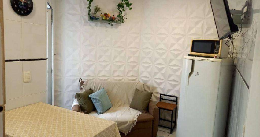 Apartamento Mobiliado 24m2 de 1 quarto para locação no Centro
