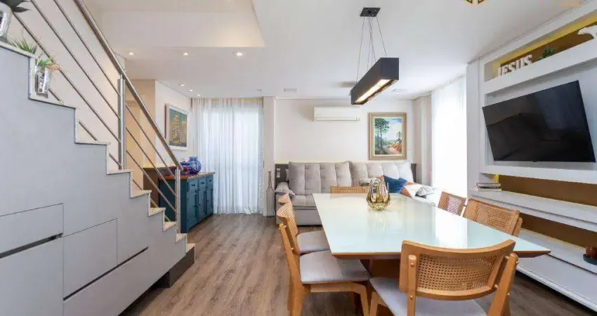 Apartamento Duplex com 3 dormitórios à venda, 179 m² por R$ 1.380.000,00 - Santa Quitéria - Curitiba/PR