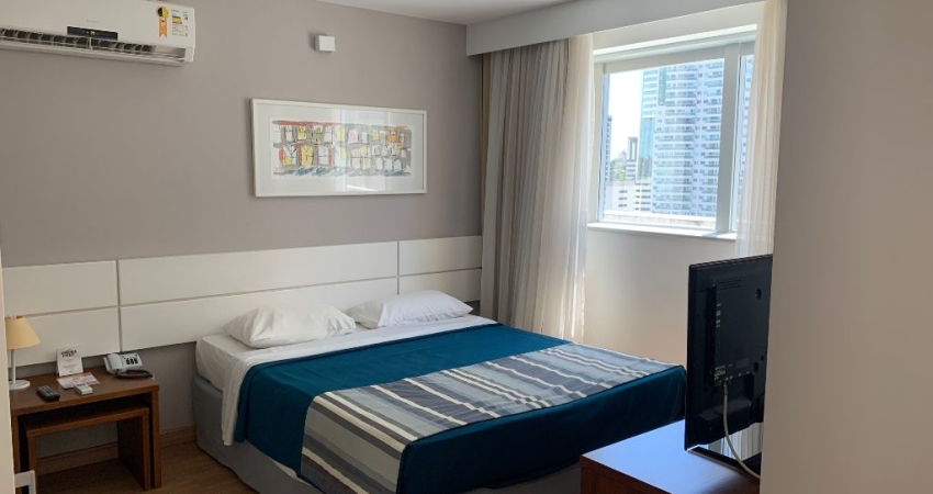 Flat para venda com 30 metros quadrados com 1 quarto mobiliado.
