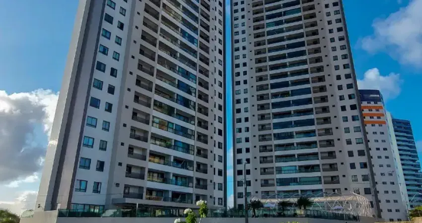 Apartamento a venda no Brisamar, mobiliado (planejados) com 3 dormitórios, sendo 2 suítes, 1 reversível e dependência completa de empregados, andar alto e vista mar.