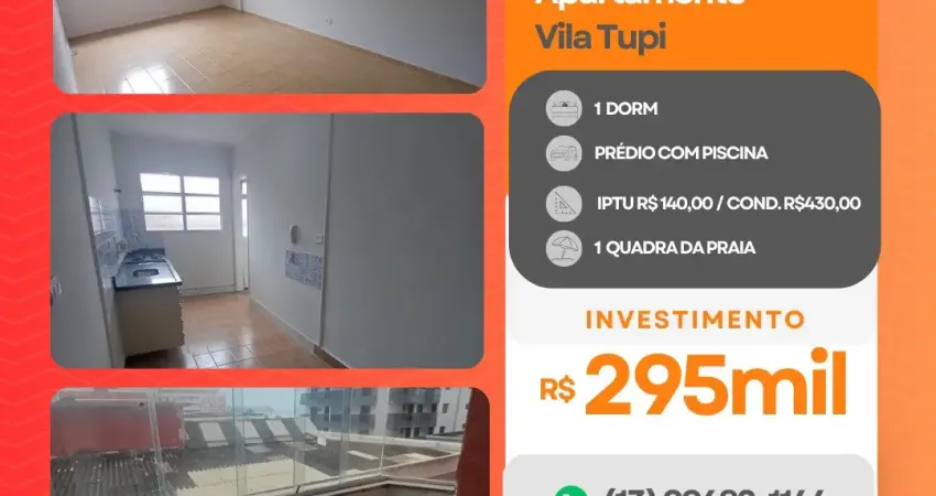 Apartamento  à venda na vila tupi! oportunidade! prédio com piscina