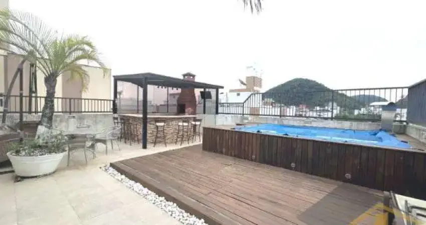 Cobertura penthouse com área gourmet e piscina à venda na praia da enseada - ref.: 6265