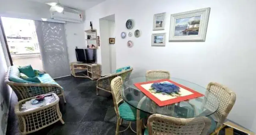 Apartamento lado praia com 02 dormitórios e vista para o mar à venda na praia da enseada - ref.: 6285