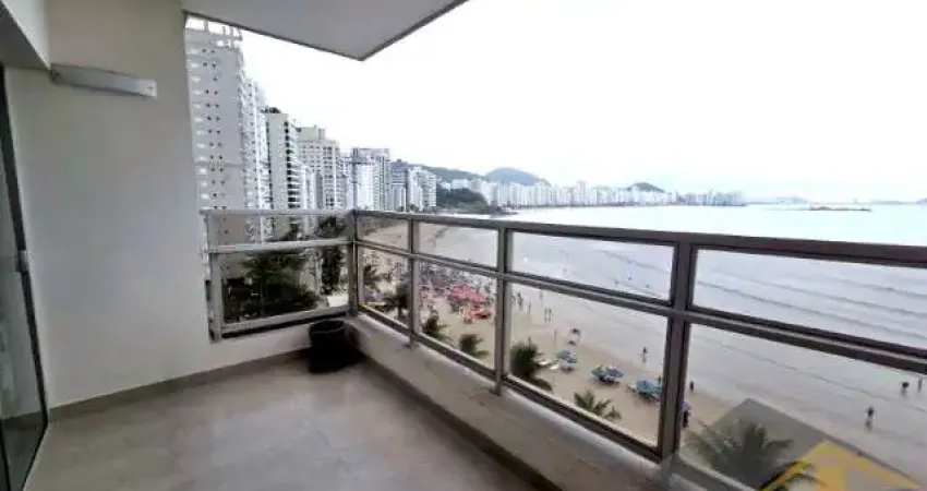 Frente total para o mar apartamento reformado à venda com 03 suítes na praia das astúrias - ref.: 6291