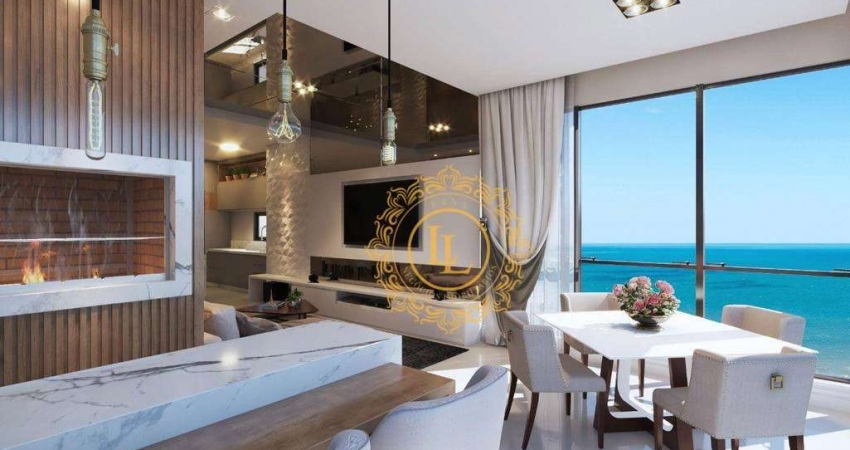 Apartamento com VISTA MAR e 4 Suítes à venda, Meia Praia - Itapema/SC