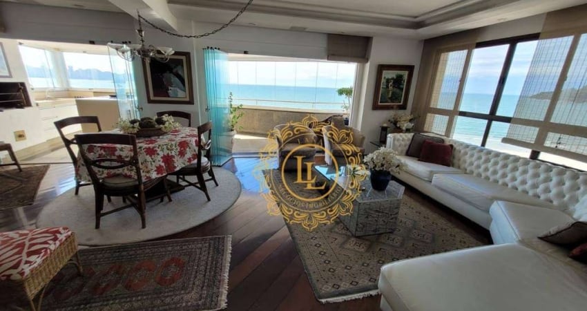 Frente mar maravilhoso! Apartamento  com 3 suítes 2 vagas de garagem e churrasqueira a carvão na sacada integrada., Na melhor localização de Balneário