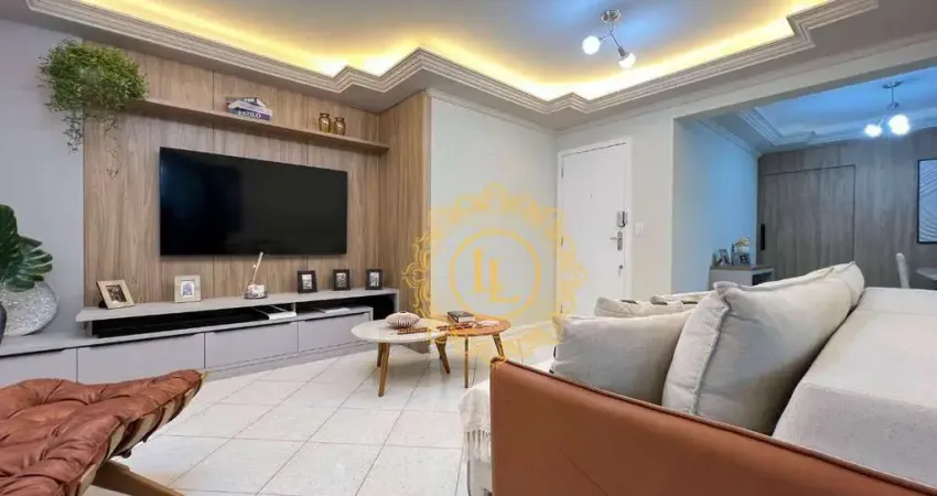 APARTAMENTO QUADRA MAR - 04 DORMITÓRIOS CHURRASQUEIRA CARVÃO