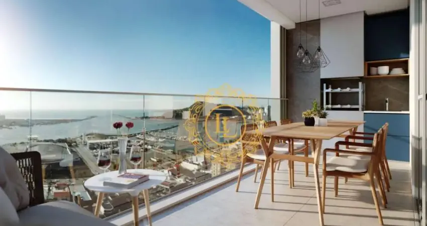 Apartamento com vista mar e 3 suítes à venda, Centro - Itajaí/SC